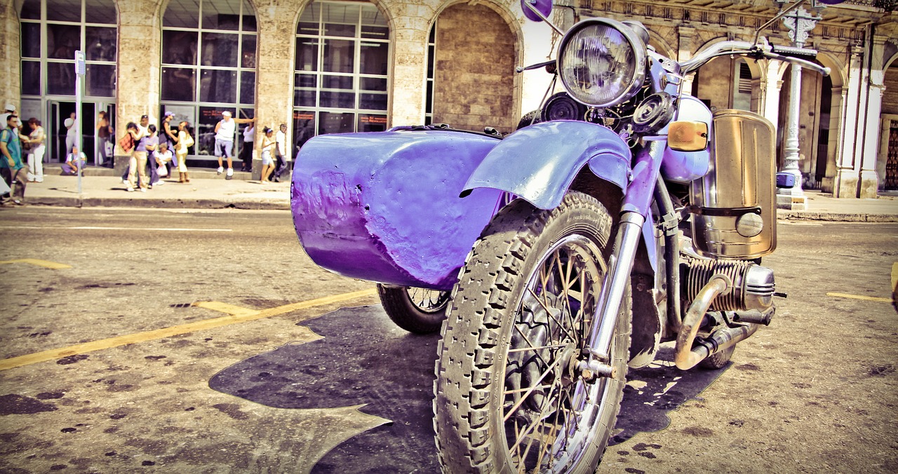 moto antique car havana free photo