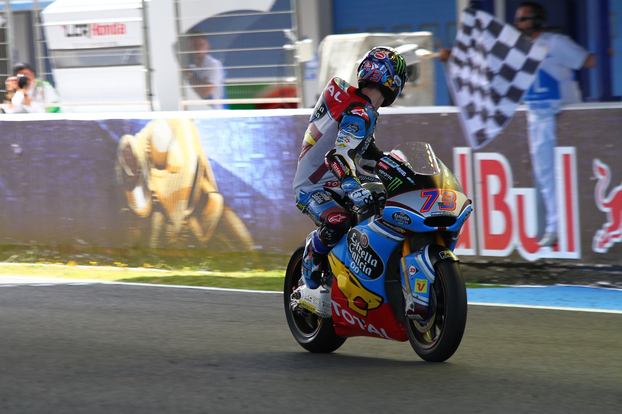 moto2 winner alex marquez free photo