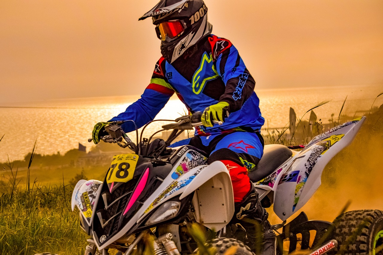 motocross quad sport free photo