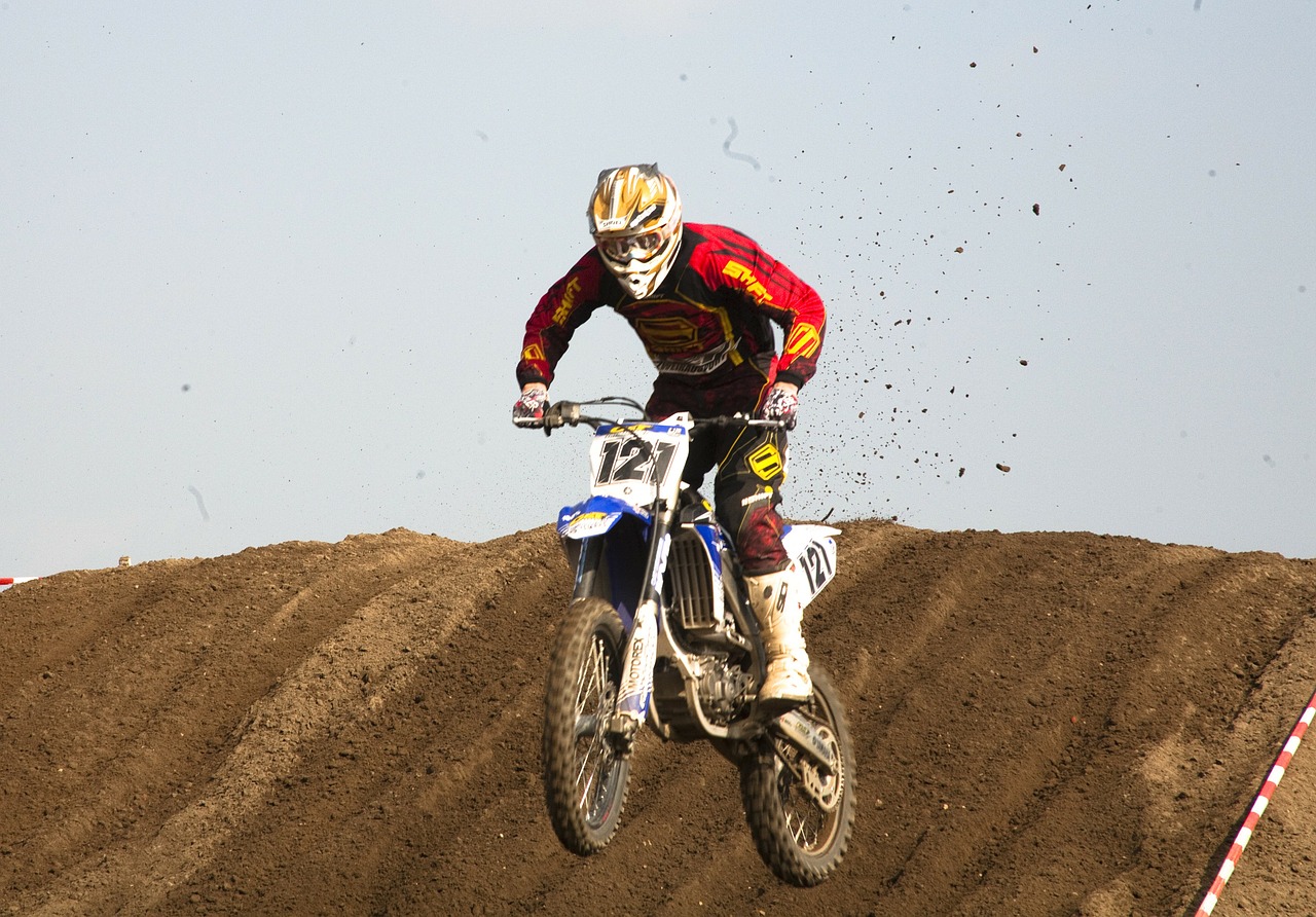 motocross motorcycle sand free photo