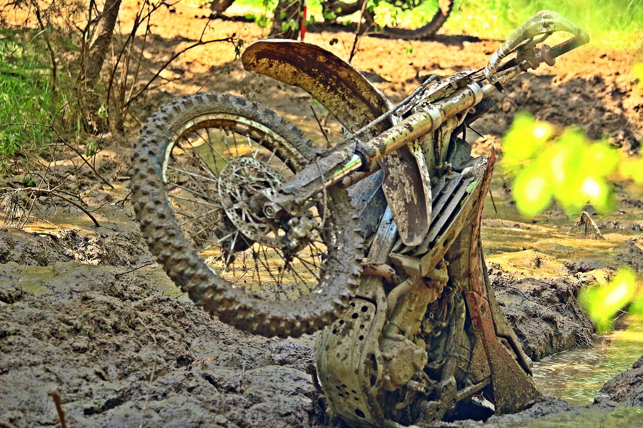 motocross  mud  bike free photo