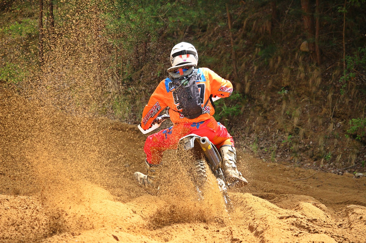 motocross  sand  motorcycle free photo