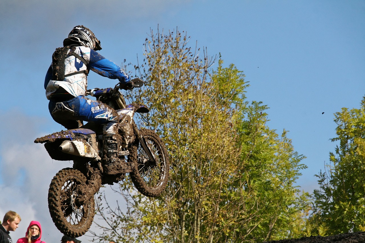 motocross motorcycle mud free photo