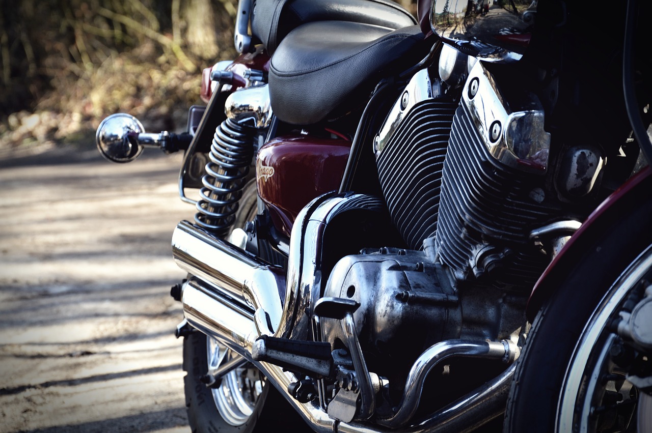 motor motorcycle chrome free photo