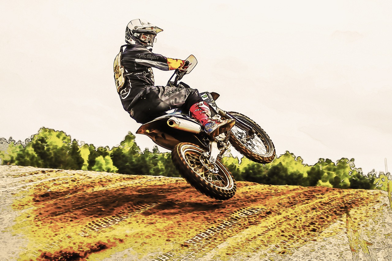 motor sport  motorcycle  motocross free photo