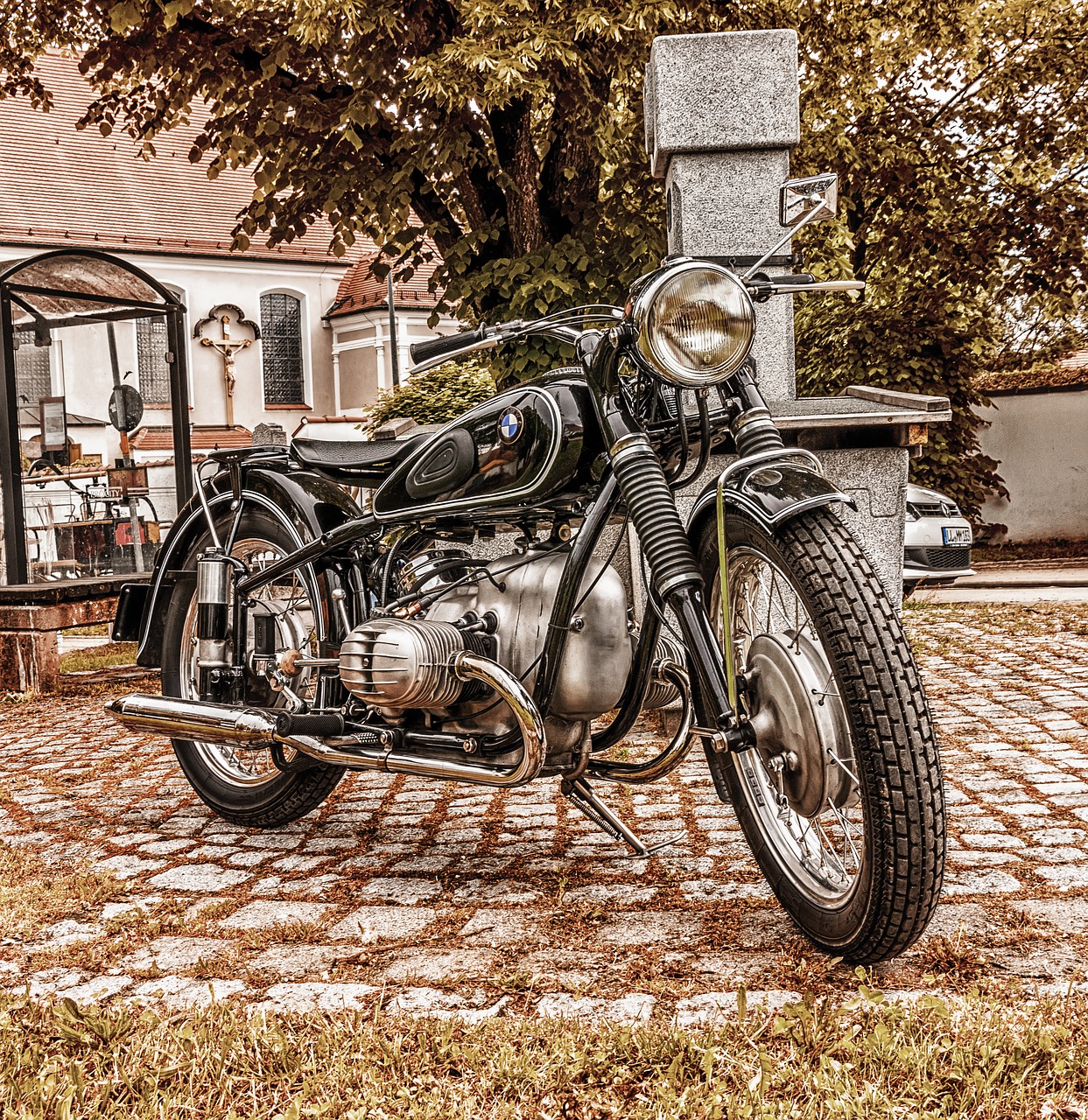 motorbike  bmw  vintage free photo