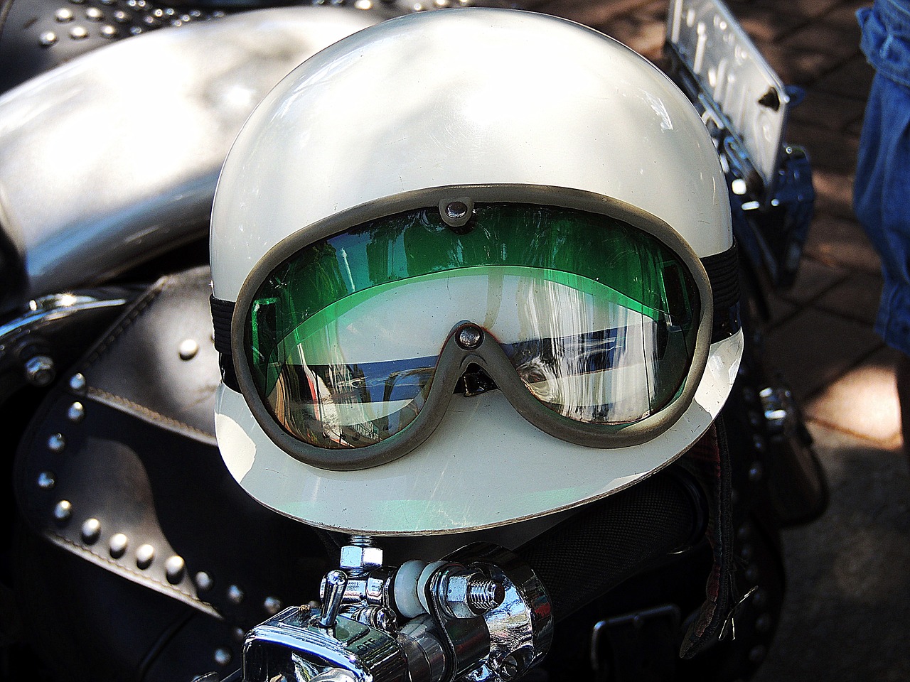 motorbike helmet goggles motorbike free photo