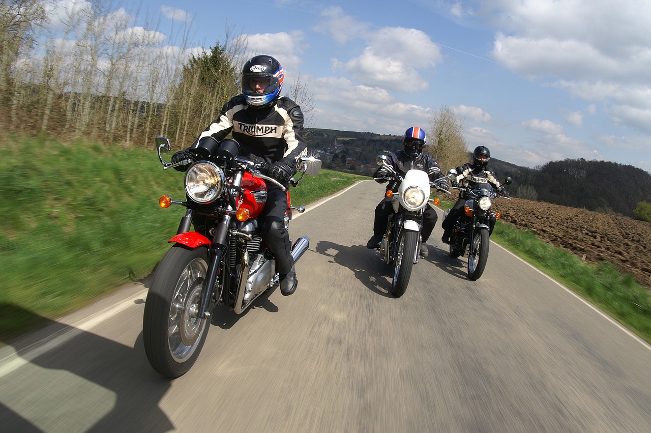 motorbikes riding cruising free photo