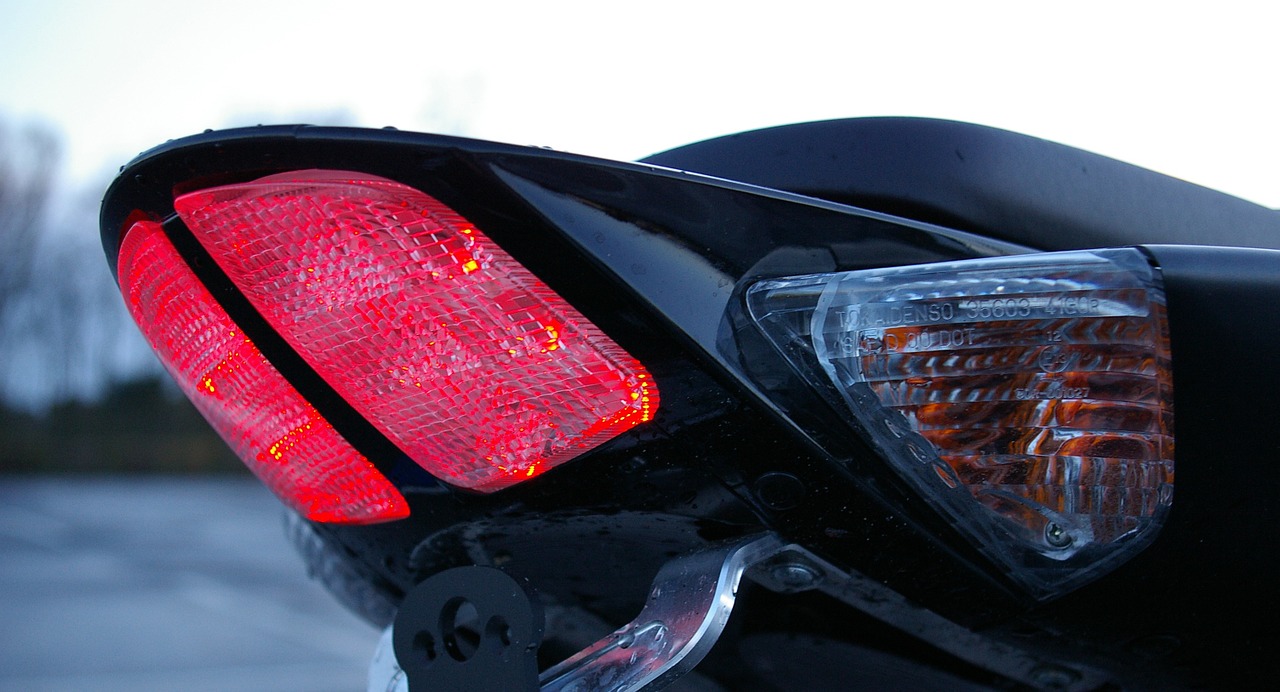 motorcycle back light brake light free photo