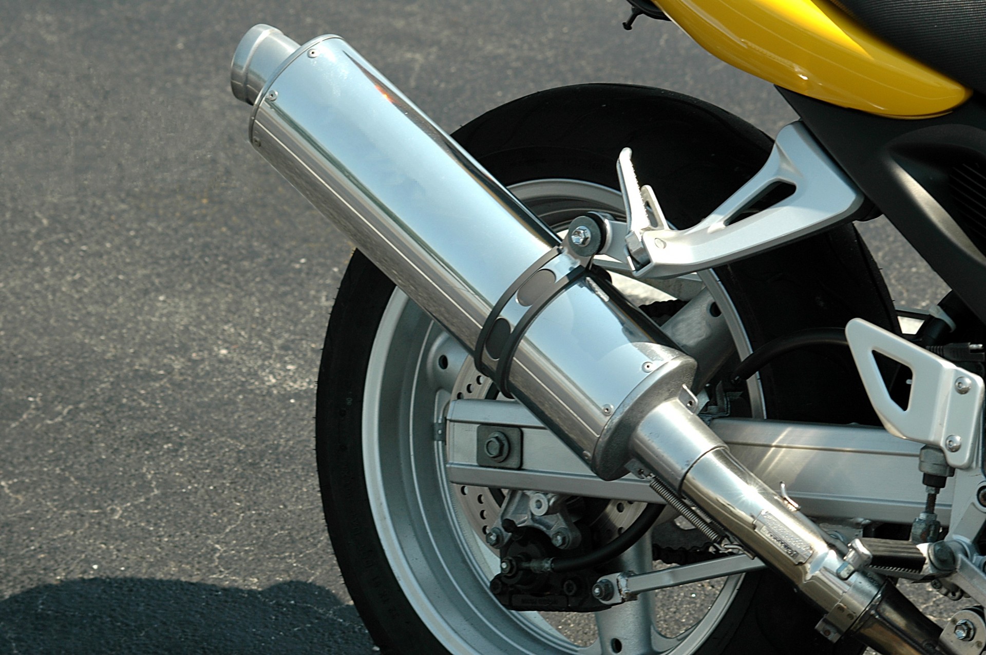 motorcycle engine exhaust pipe free photo