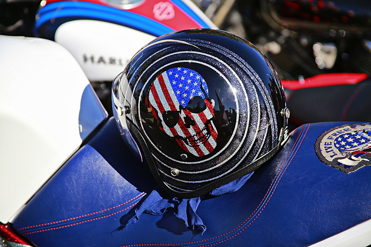 motorcycle helmet two wheels free photo