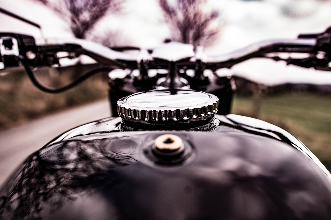 motorcycle tank handlebars free photo