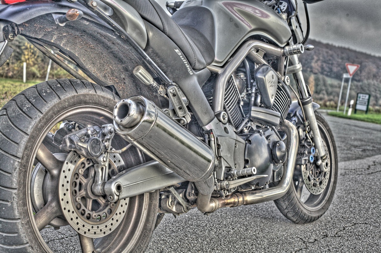 motorcycle detail exhaust free photo