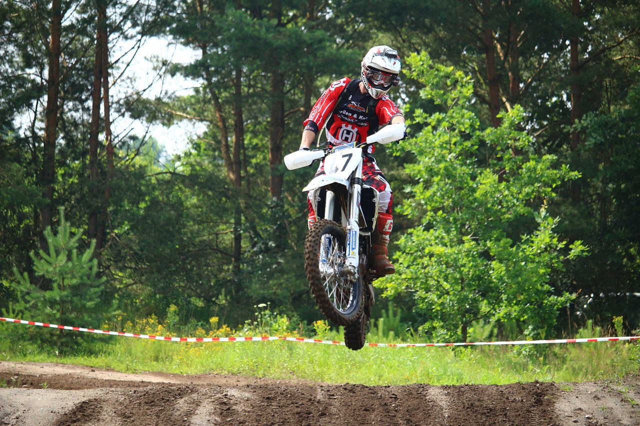 motorcycle motocross jump free photo