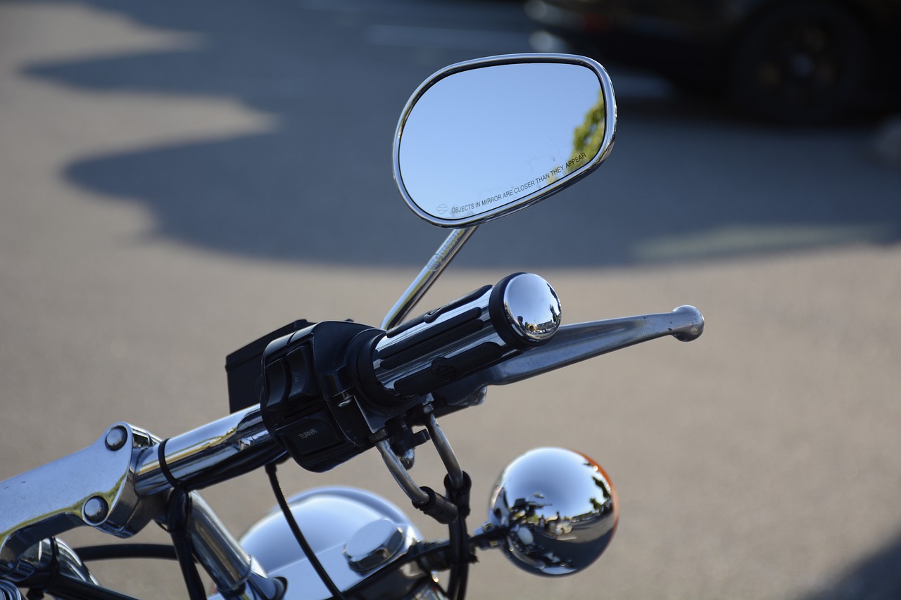 motorcycle bike mirror free photo