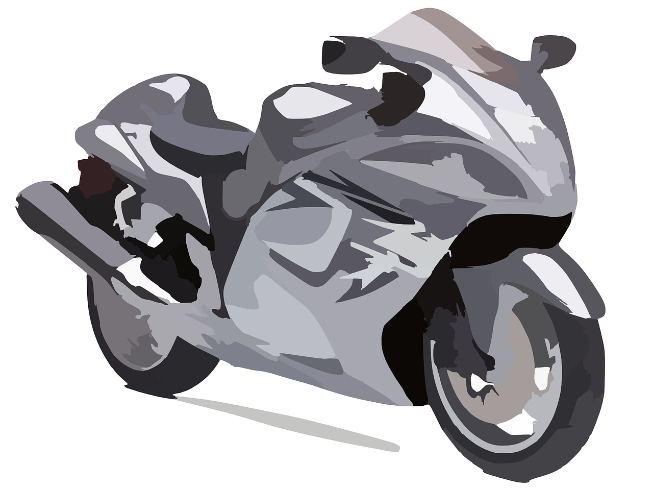 motorcycle motorbike silver free photo