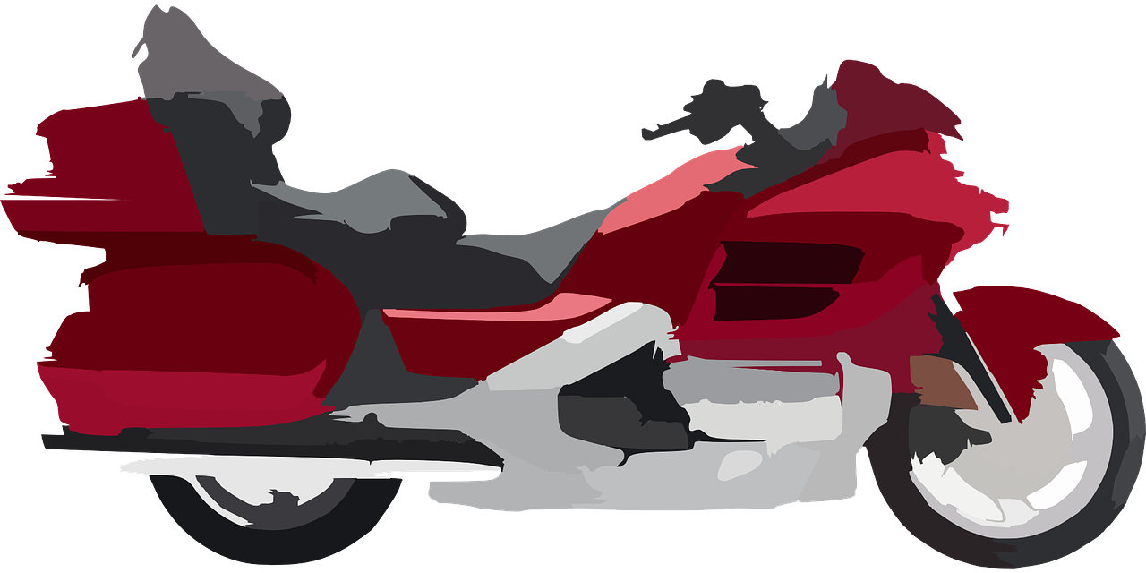 motorcycle motorbike red free photo