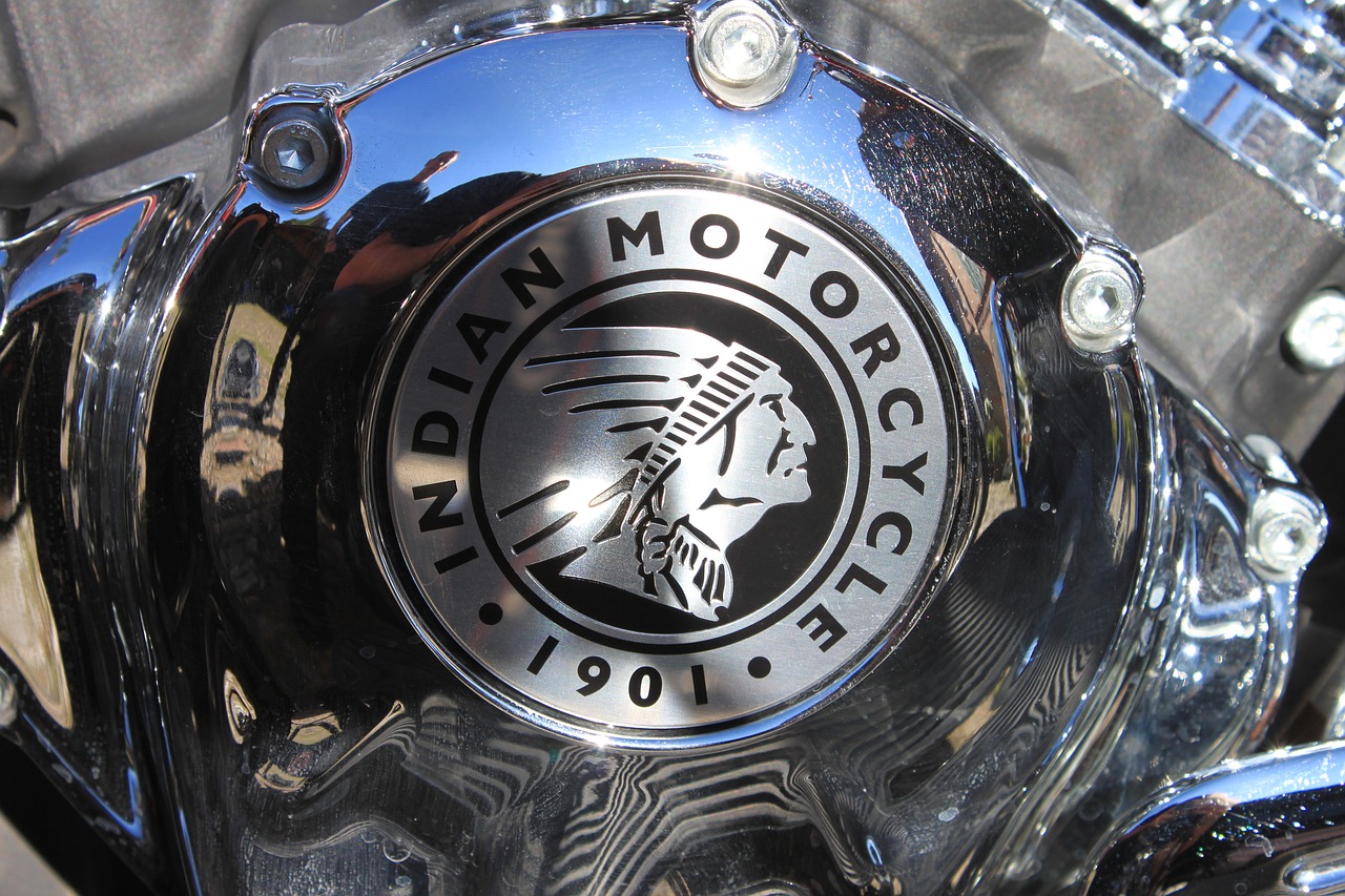 motorcycle  indian  chrome free photo