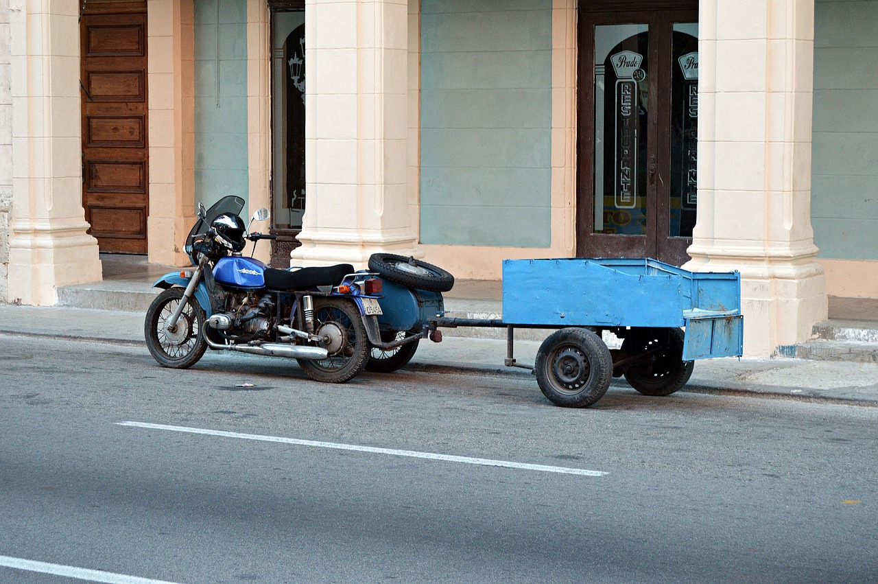motorcycle  trailers  moped free photo