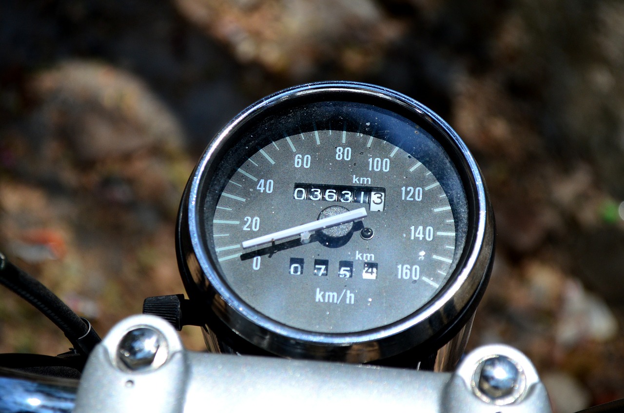 motorcycle speedometer speed free photo