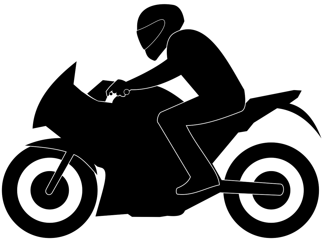 motorcycle  silhouette  bike free photo