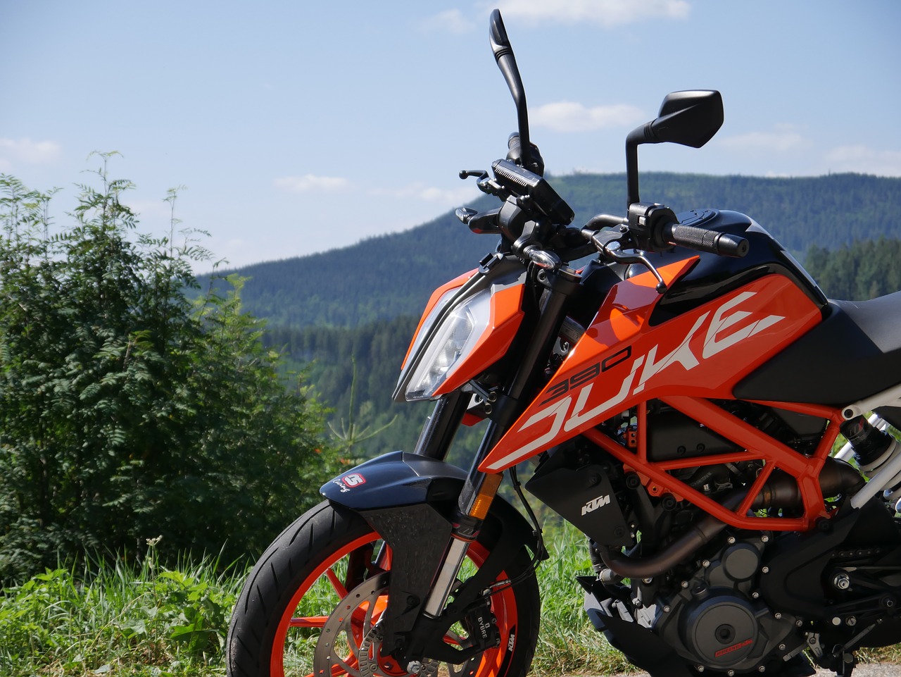 motorcycle  ktm  duke free photo