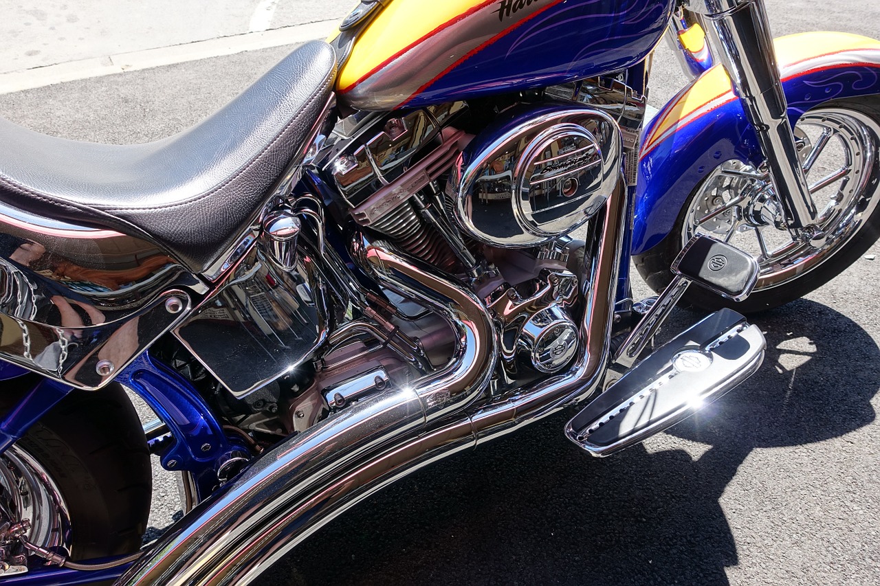 motorcycle engine chrome free photo