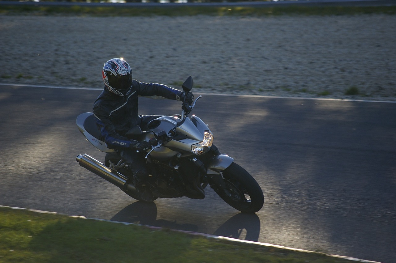 motorcycle nürburgring evening free photo