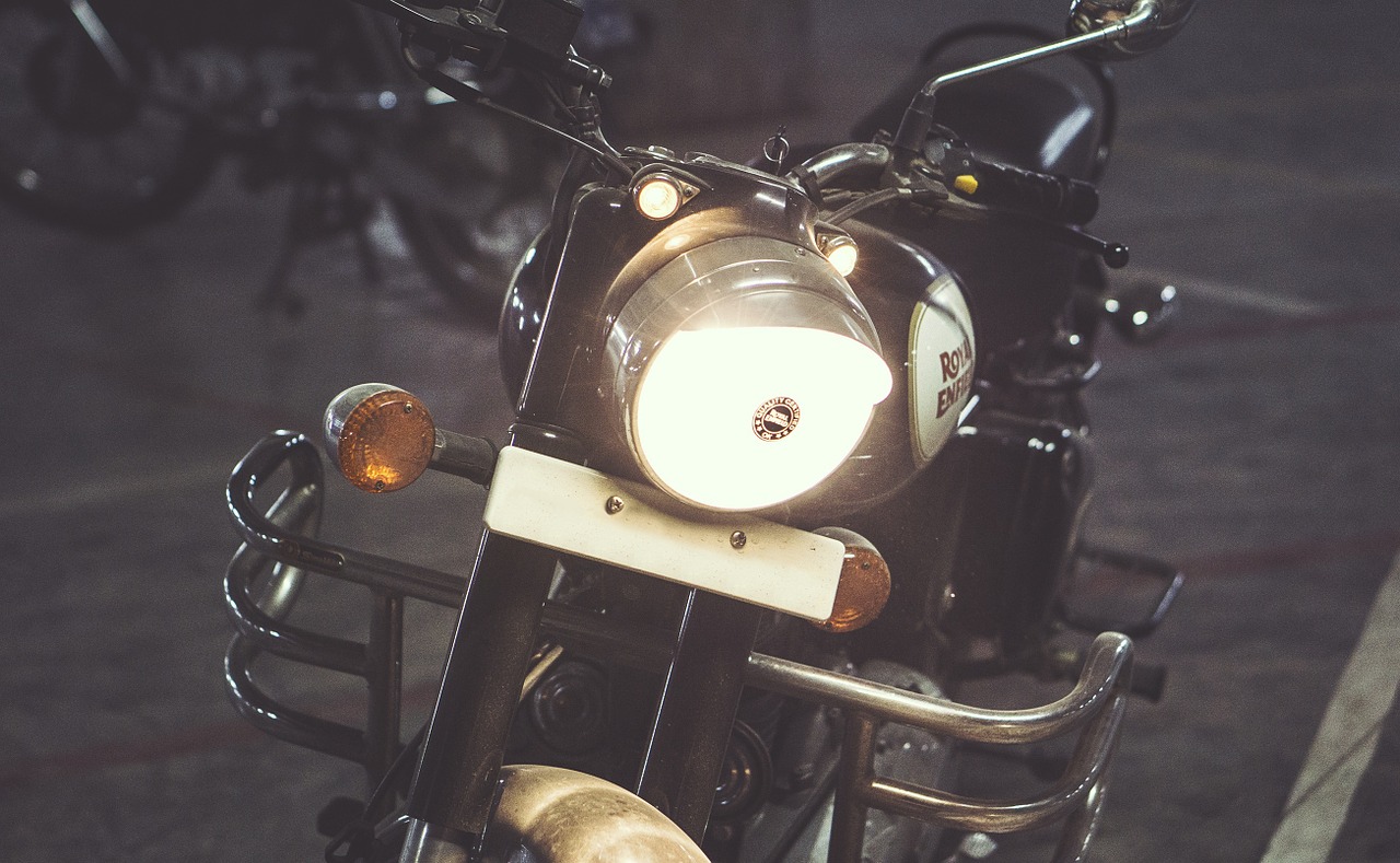 motorcycle motorbike headlight free photo