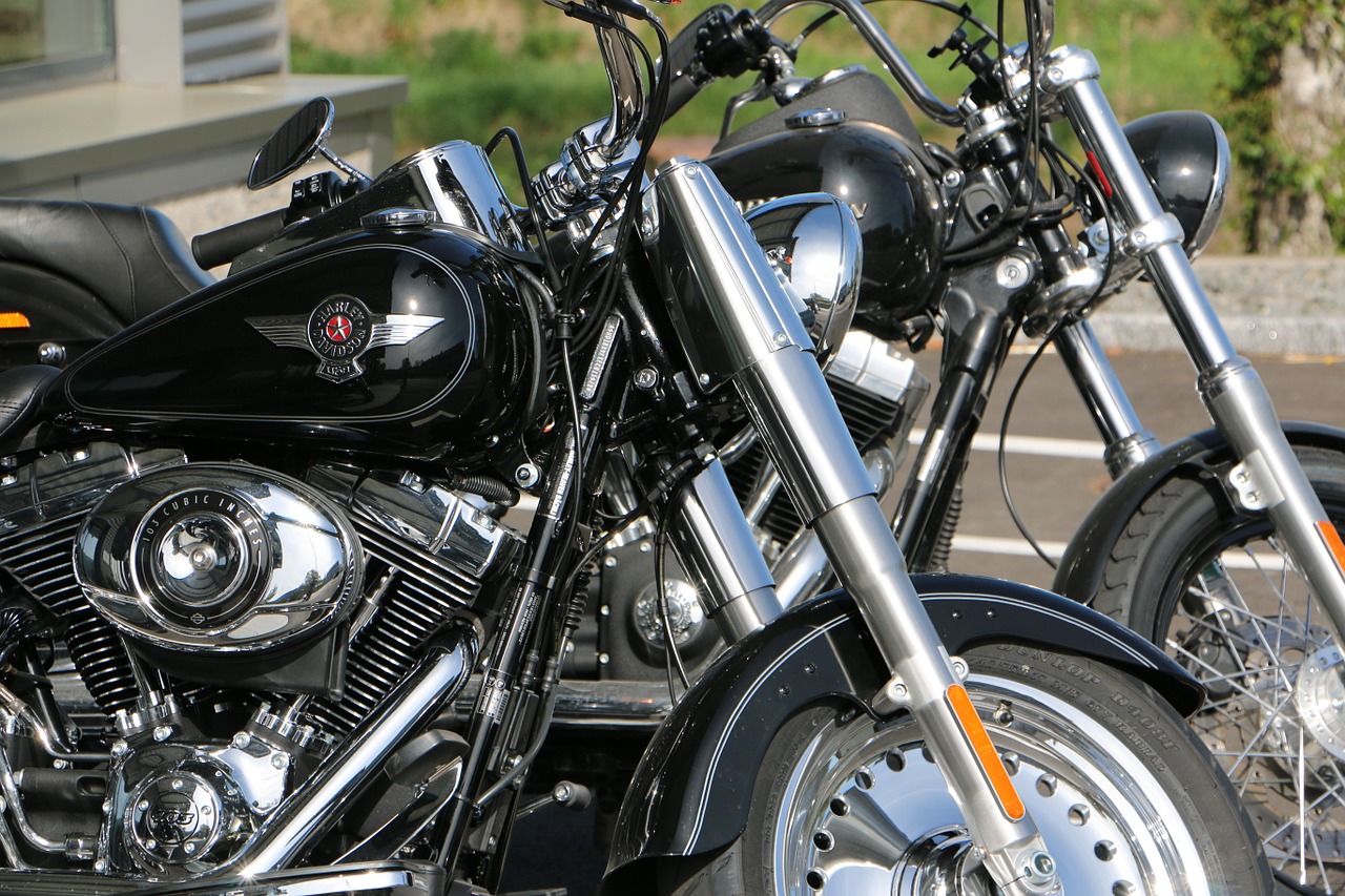 motorcycle harley davidson chrome free photo