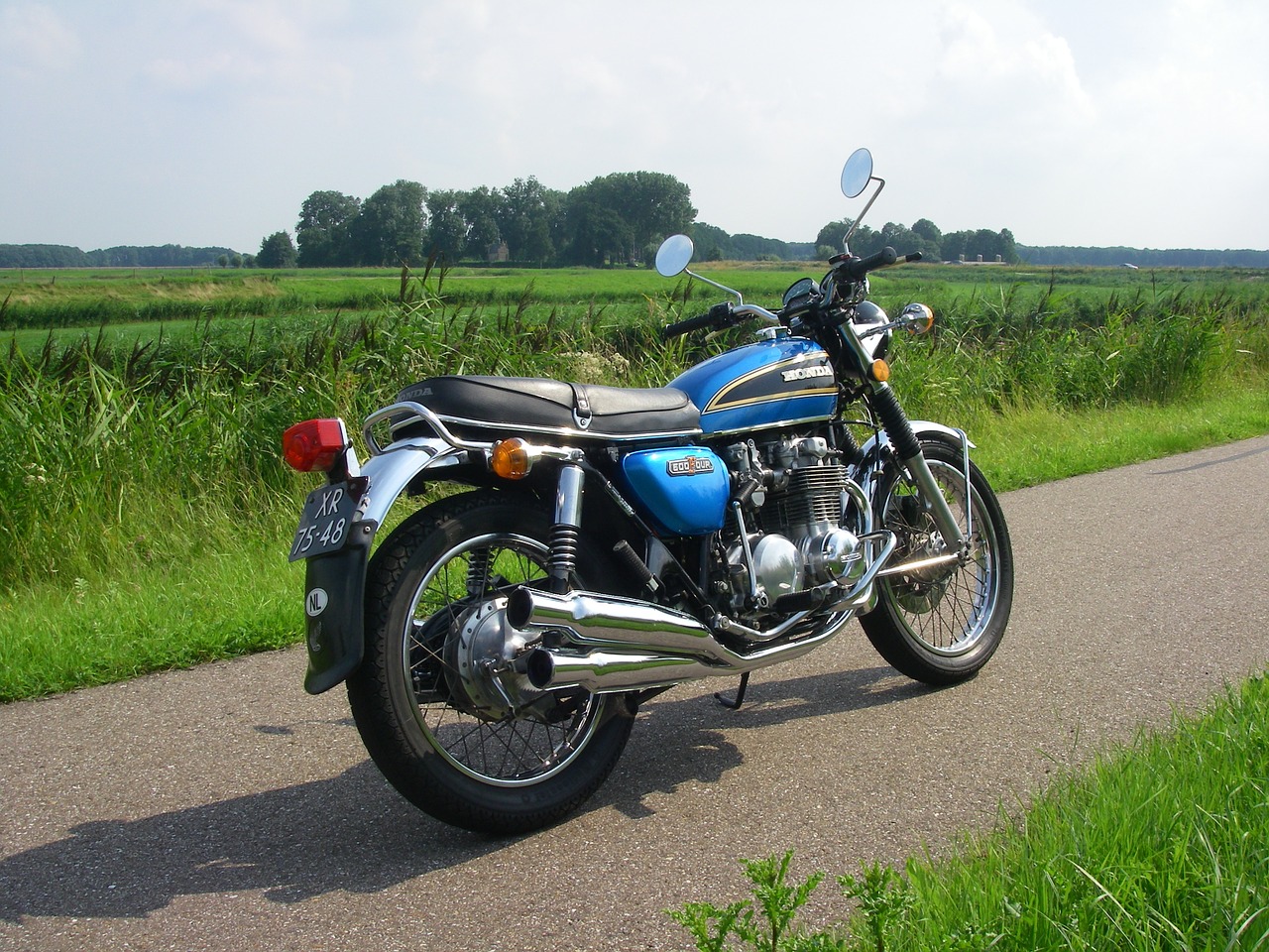 motorcycle honda cb500 free photo