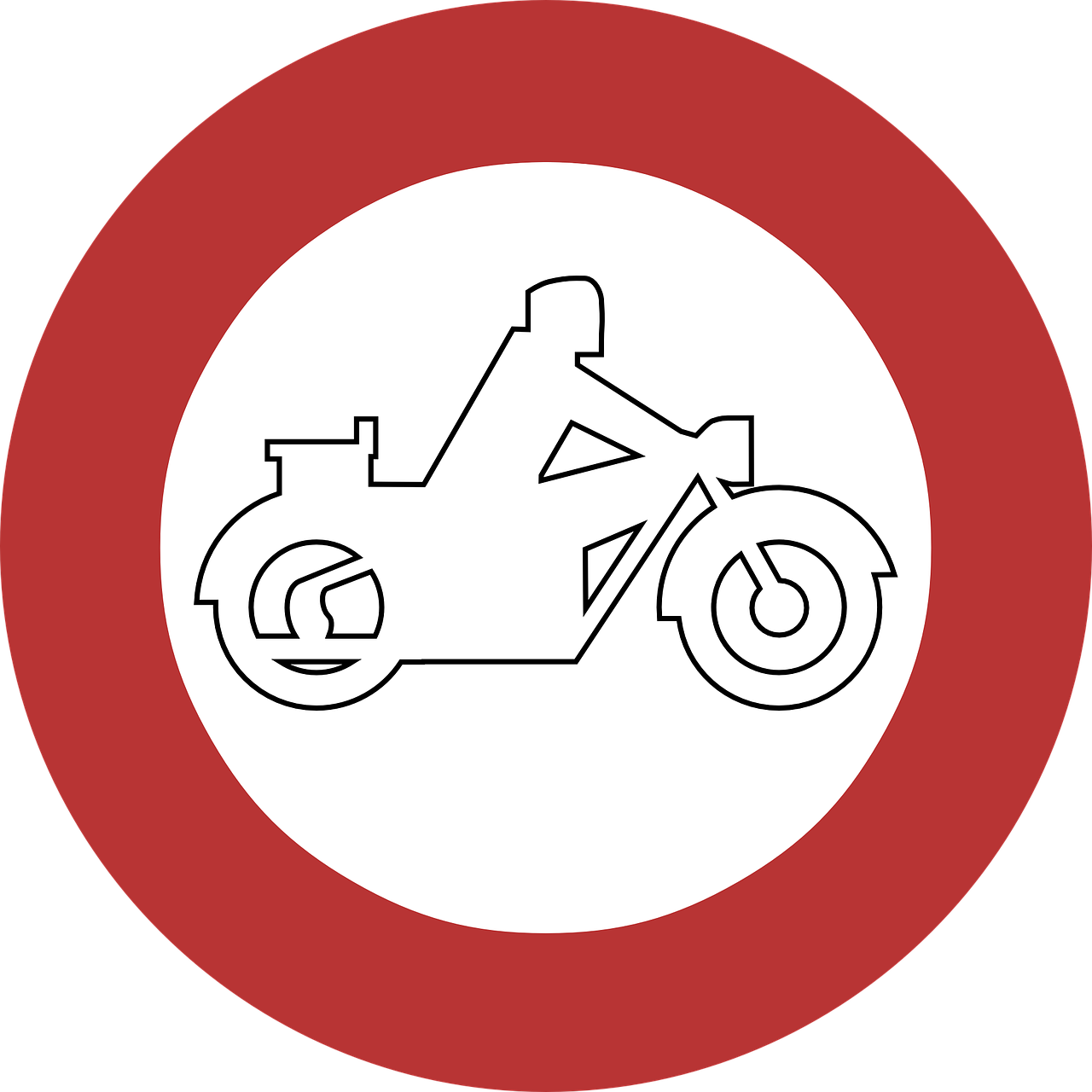 motorcycle restriction prohibition free photo