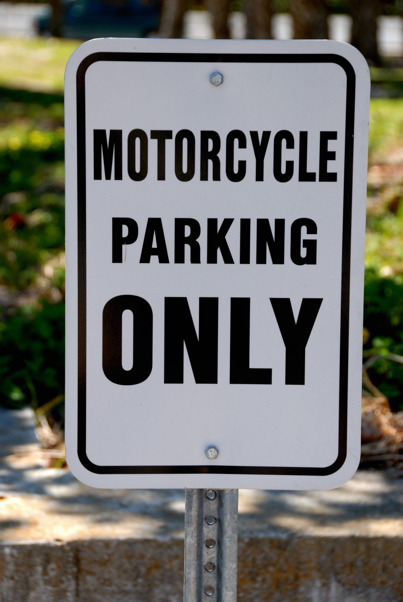 motorcycle sign signage free photo