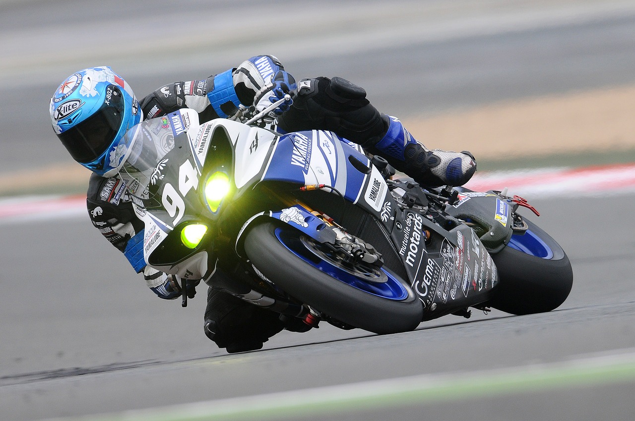 motorcycle racer racing race free photo