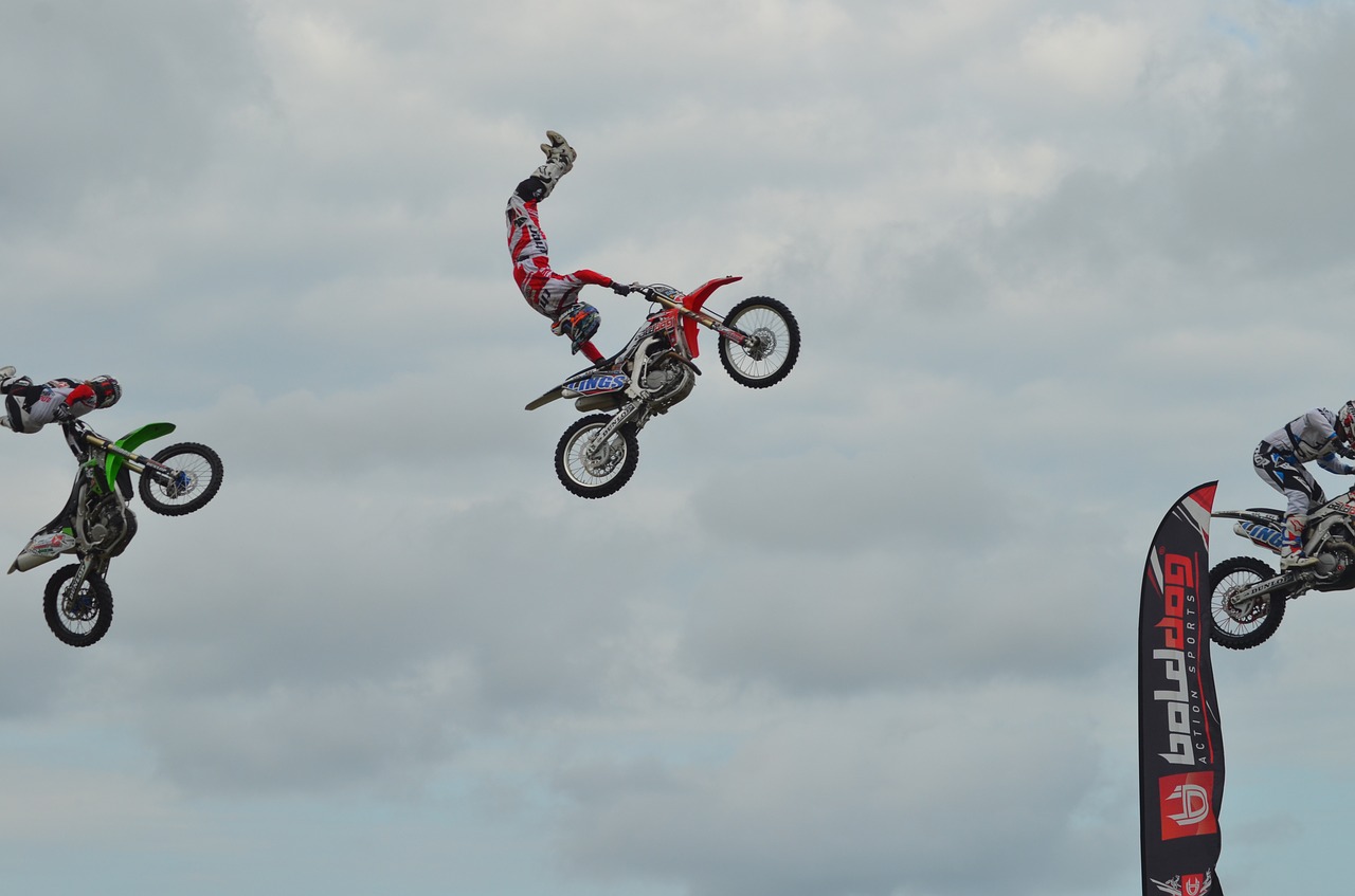 motorcycle stunts stunt riding mo free photo