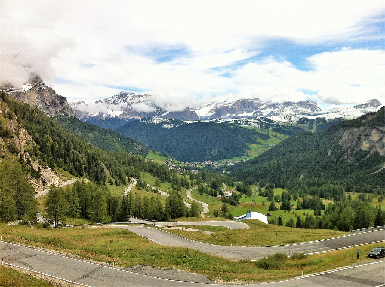 motorcycle tour streets curves free photo