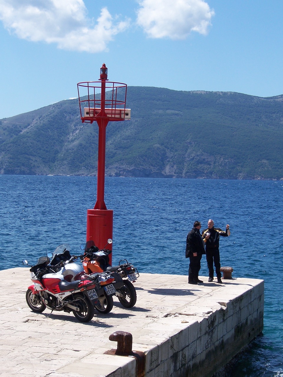 motorcycle tours croatia island of krk free photo