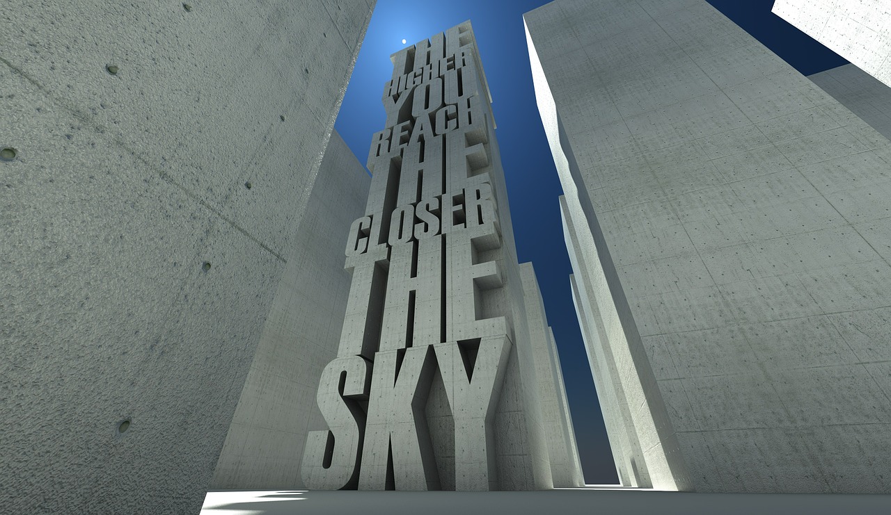 motto reach skyscraper free photo