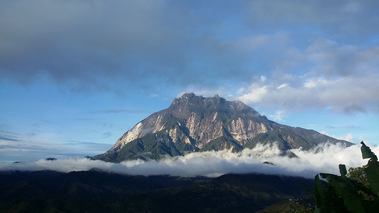 mount kinabalu mountain sabah free photo