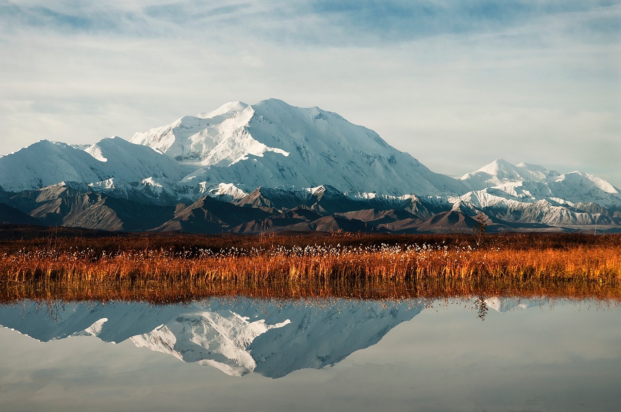 mount mckinley mountains glacier free photo