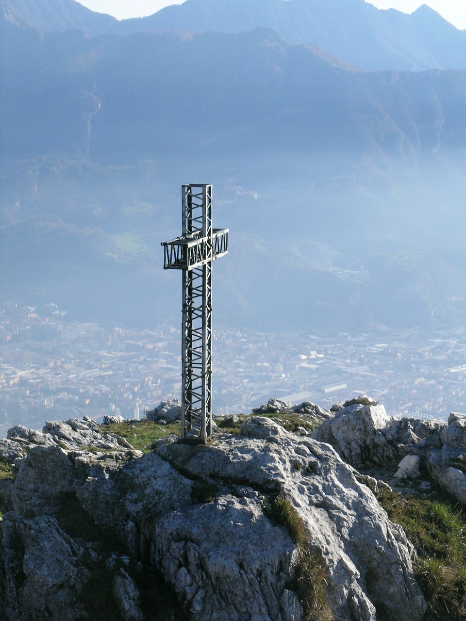 mount moregallo cross italy free photo