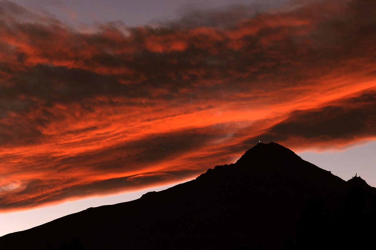 mount mucrone mountain sunset free photo