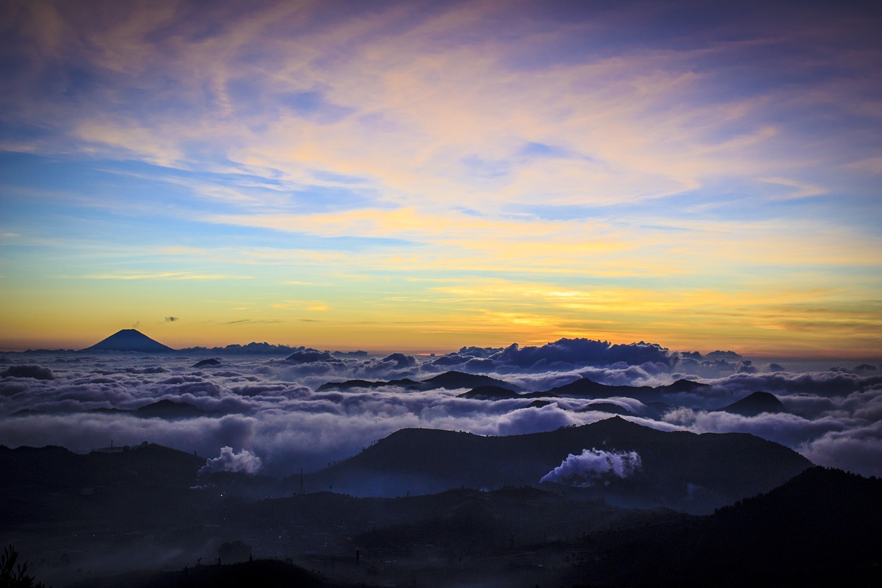 mount prau  indonesia  mountain free photo