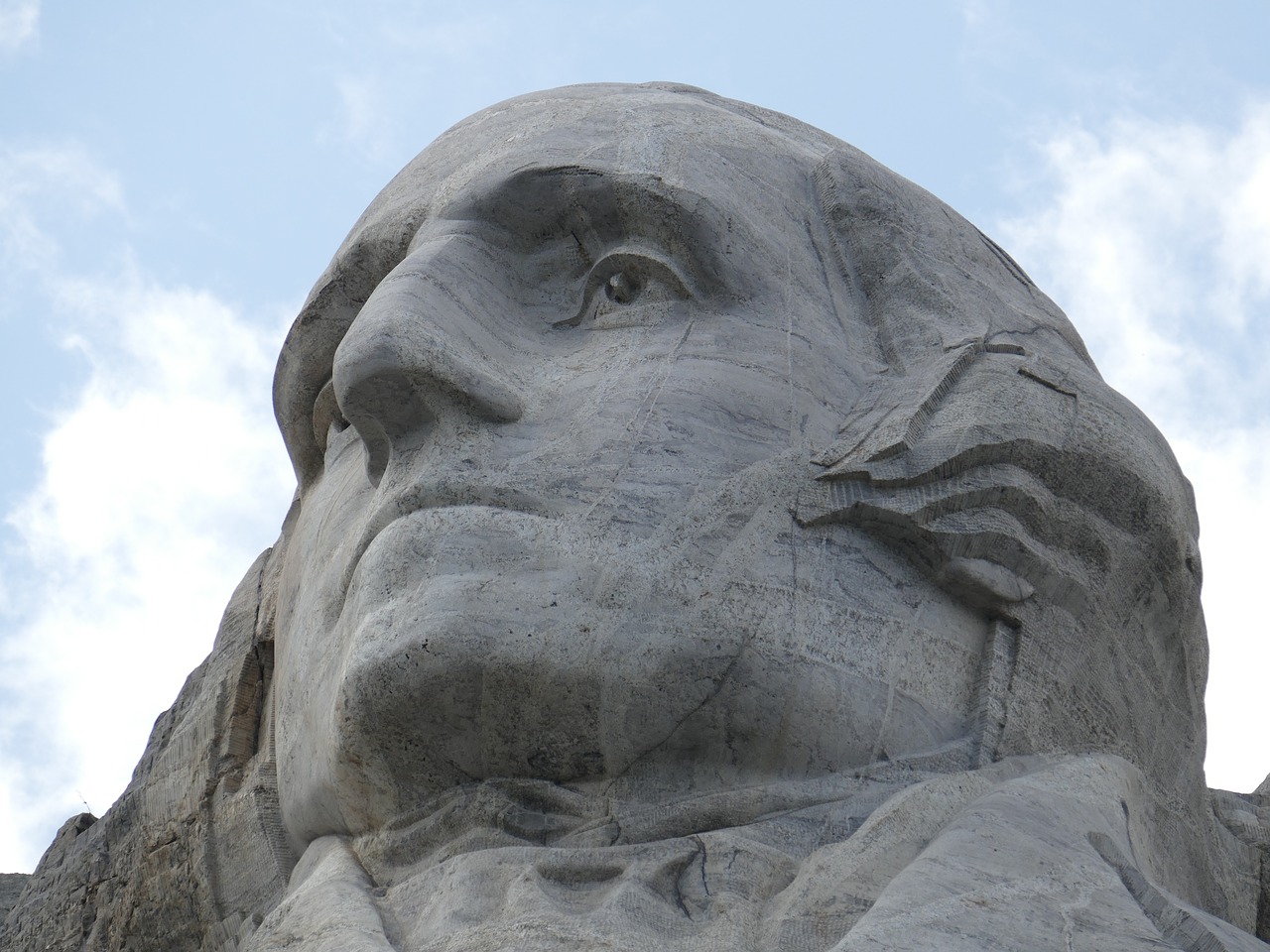 mount rushmore  george washington  sculpture free photo