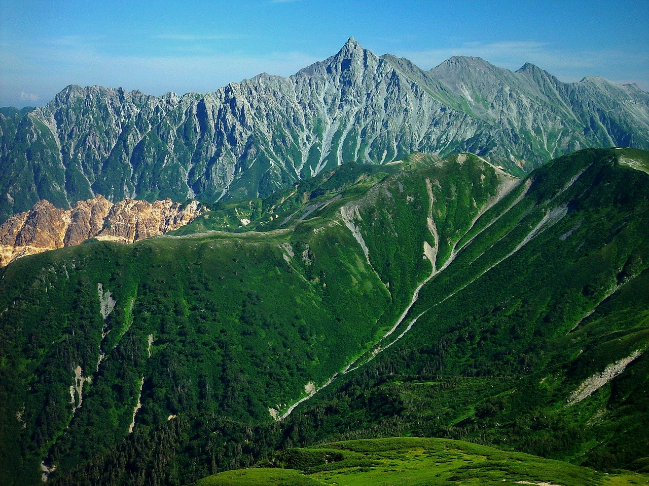 mount yari japan landscape free photo