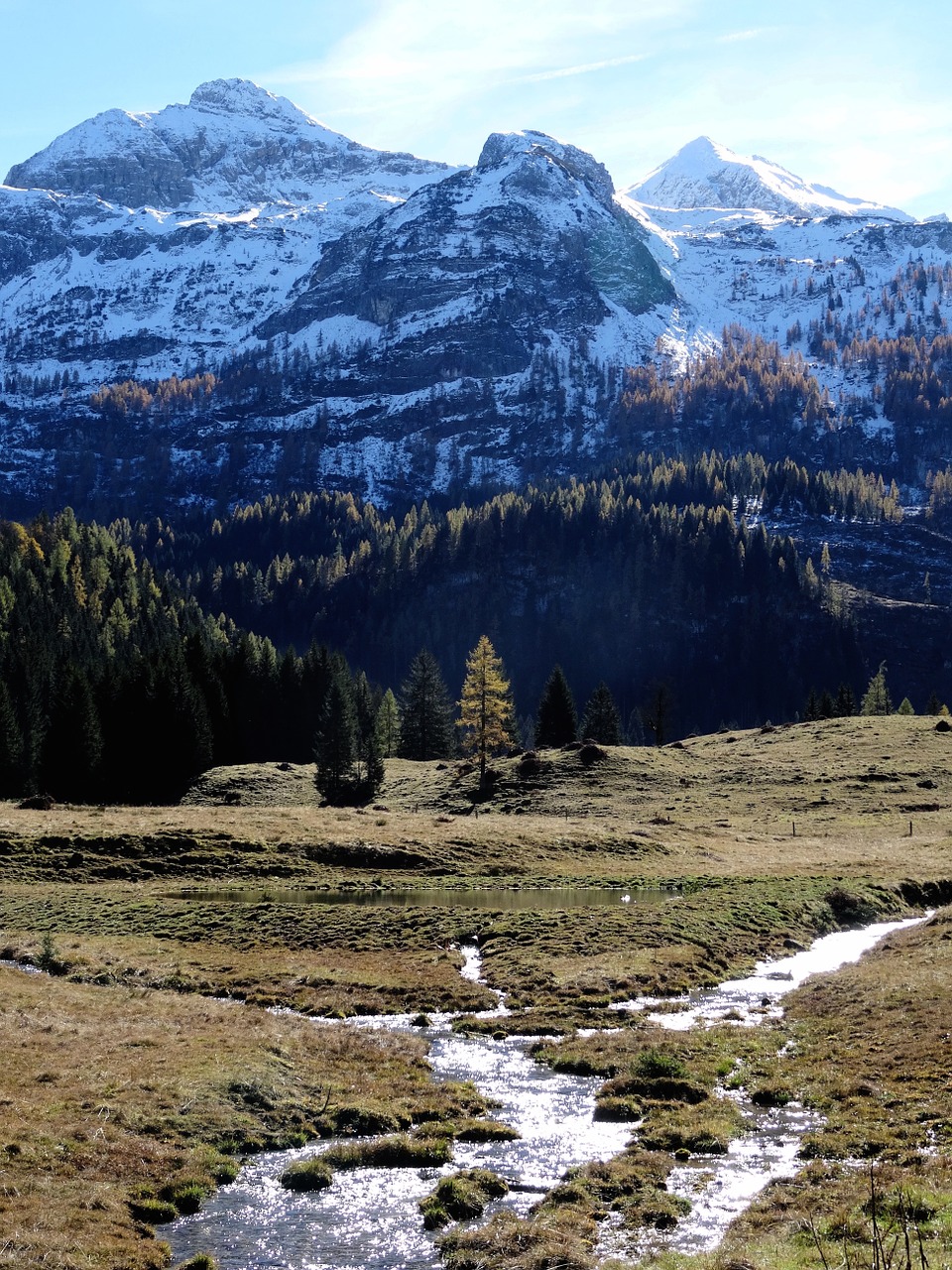 mountain snow snow mountain free photo