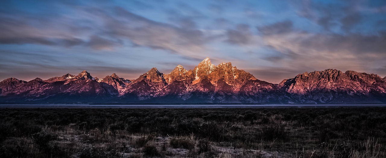 mountain range landscape free photo