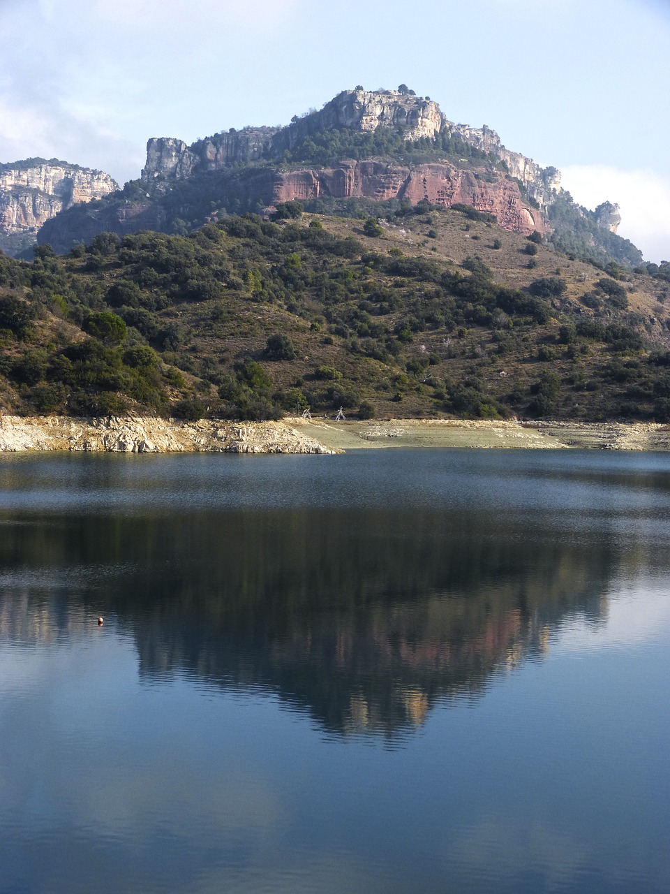 mountain lake reflection free photo