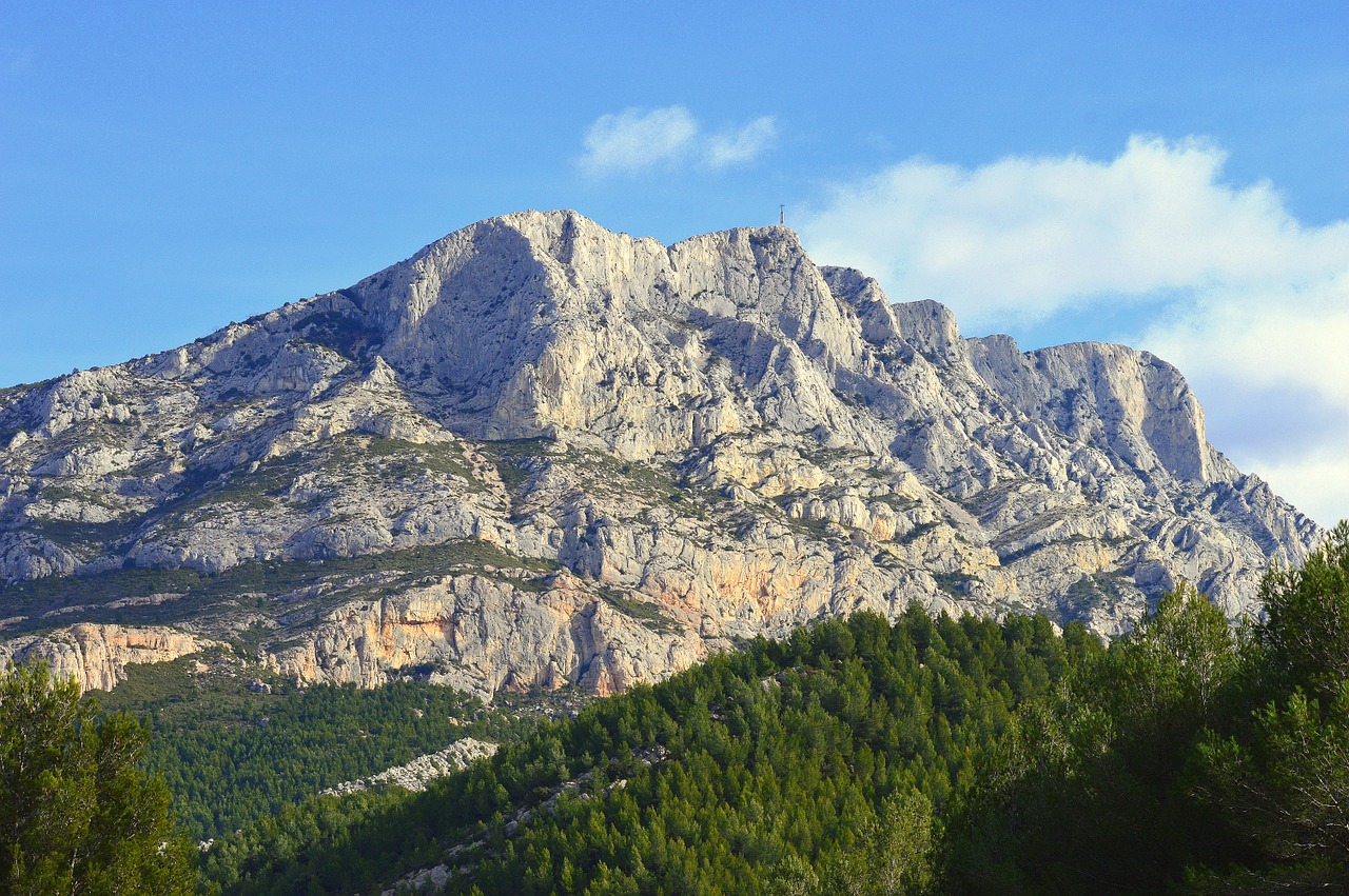 mountain france aix in provence free photo