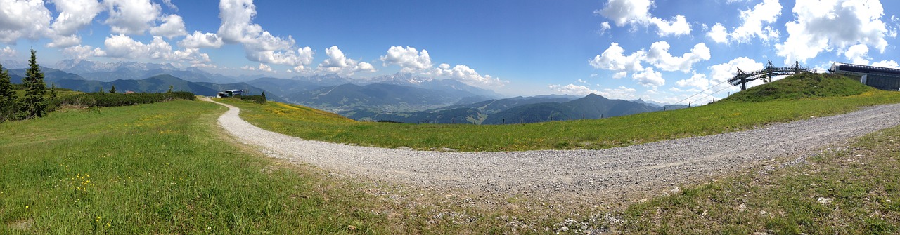 mountain austria road free photo